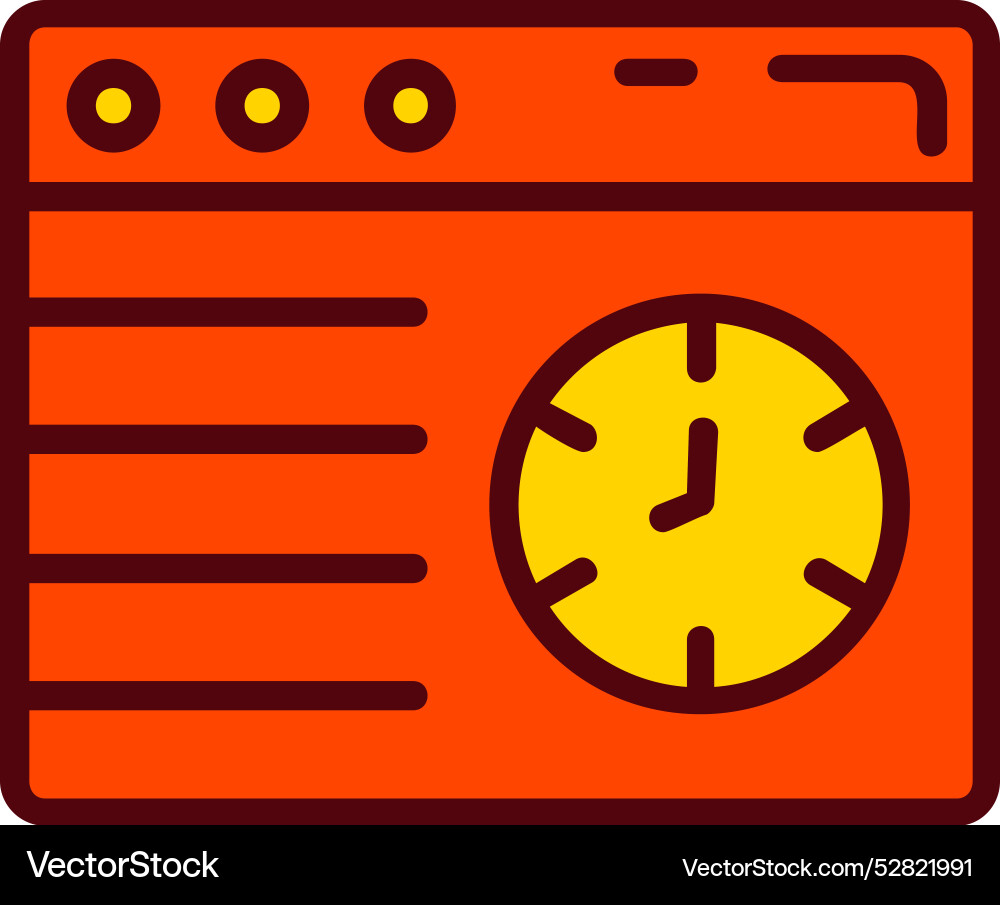Web browser icon design vector image