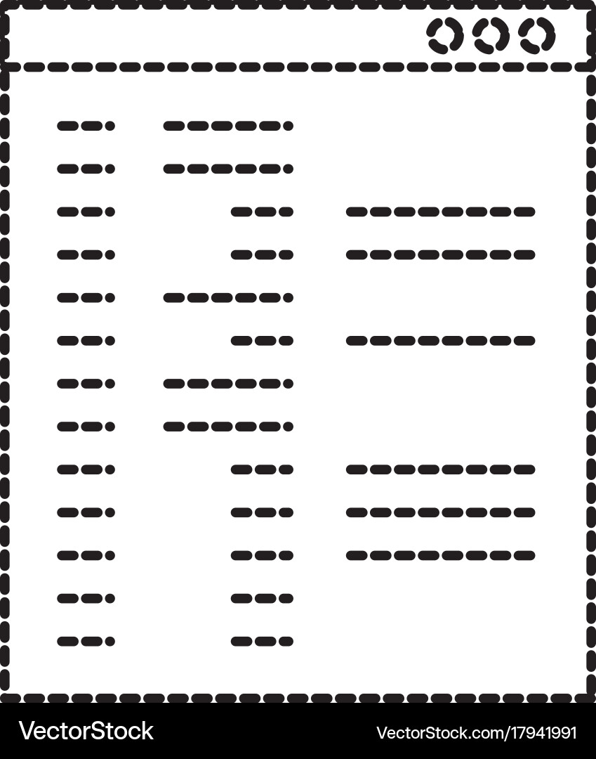 Web-Seiten-Schnittstelle Programmiercode Konzept Vektorbild