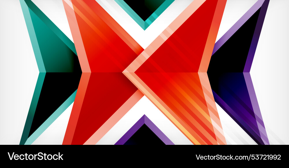 Abstract background color triangles and arrows Abstract background color triangles and arrows vector image