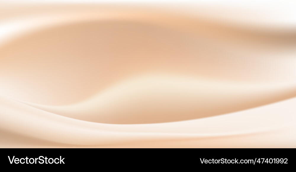 Abstract background smooth cream gradient mesh Vector Image