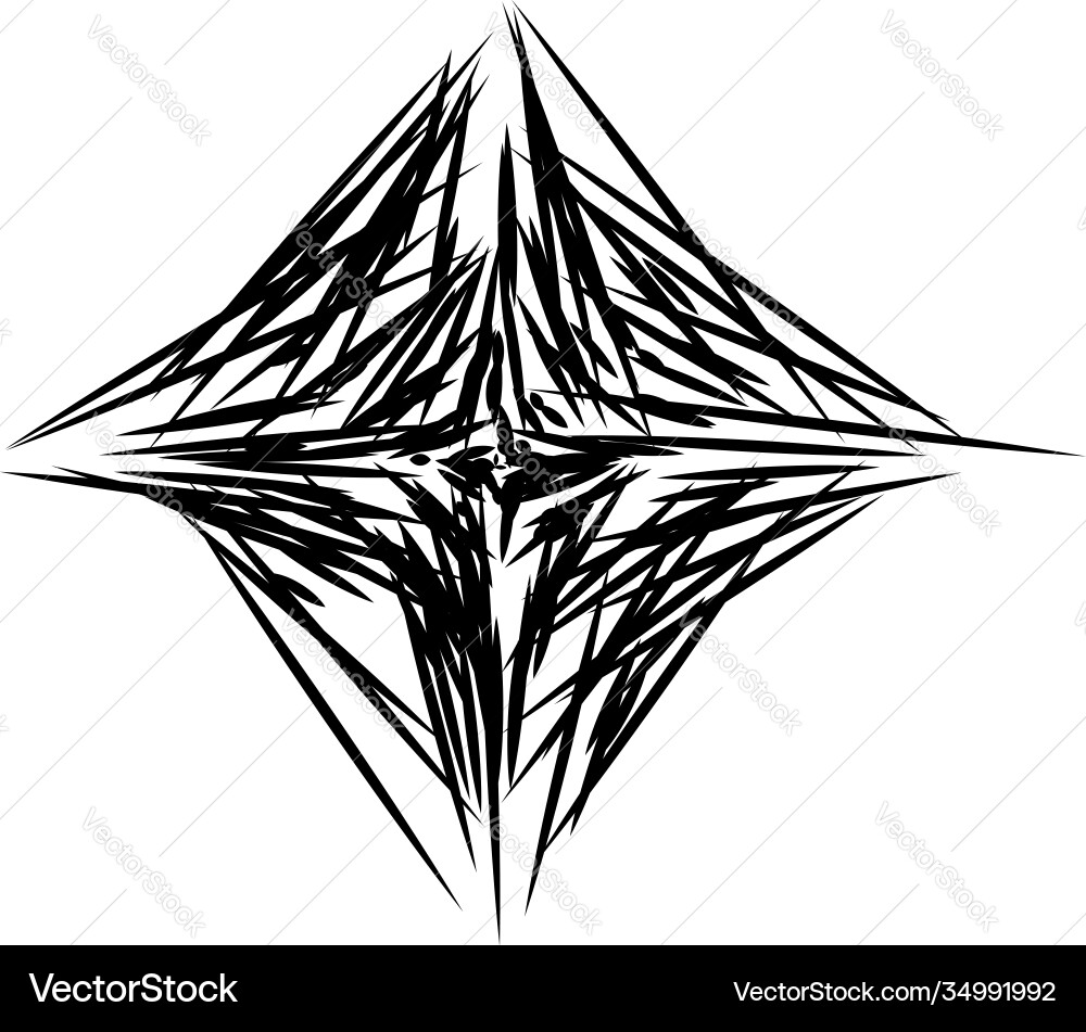 Abstract erratic formation made up with random Abstract erratic formation made up with random Vector Image