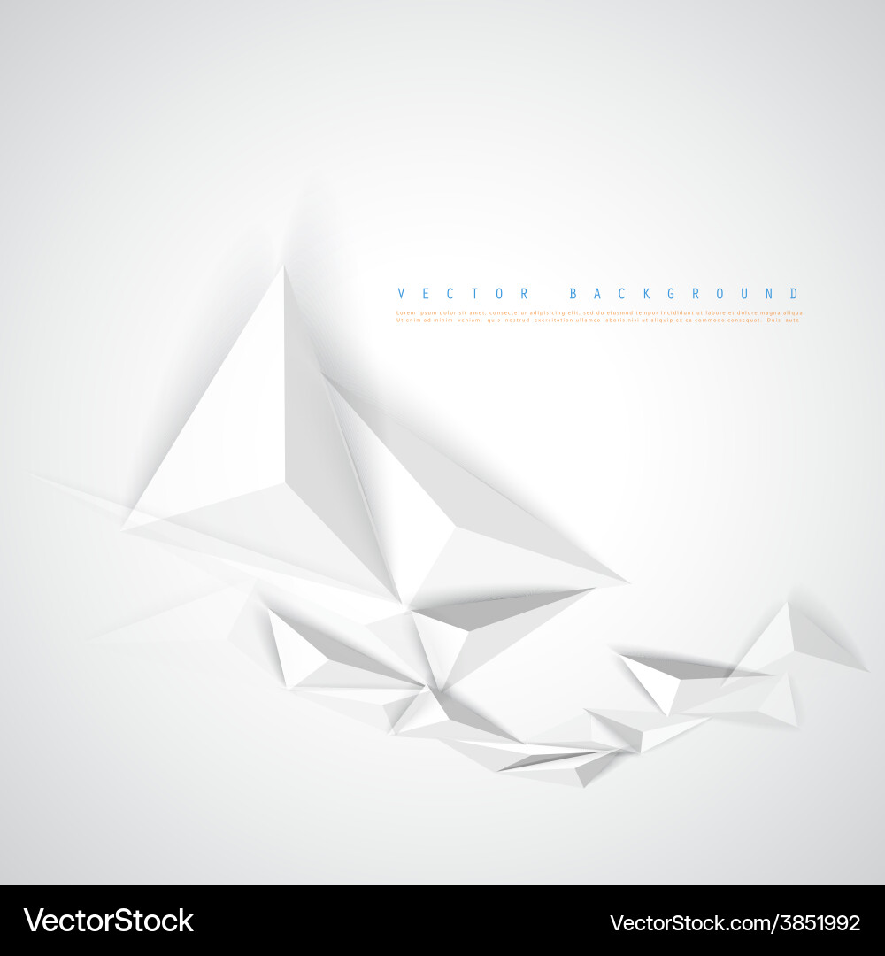 Background abstract polygon triangle vector image