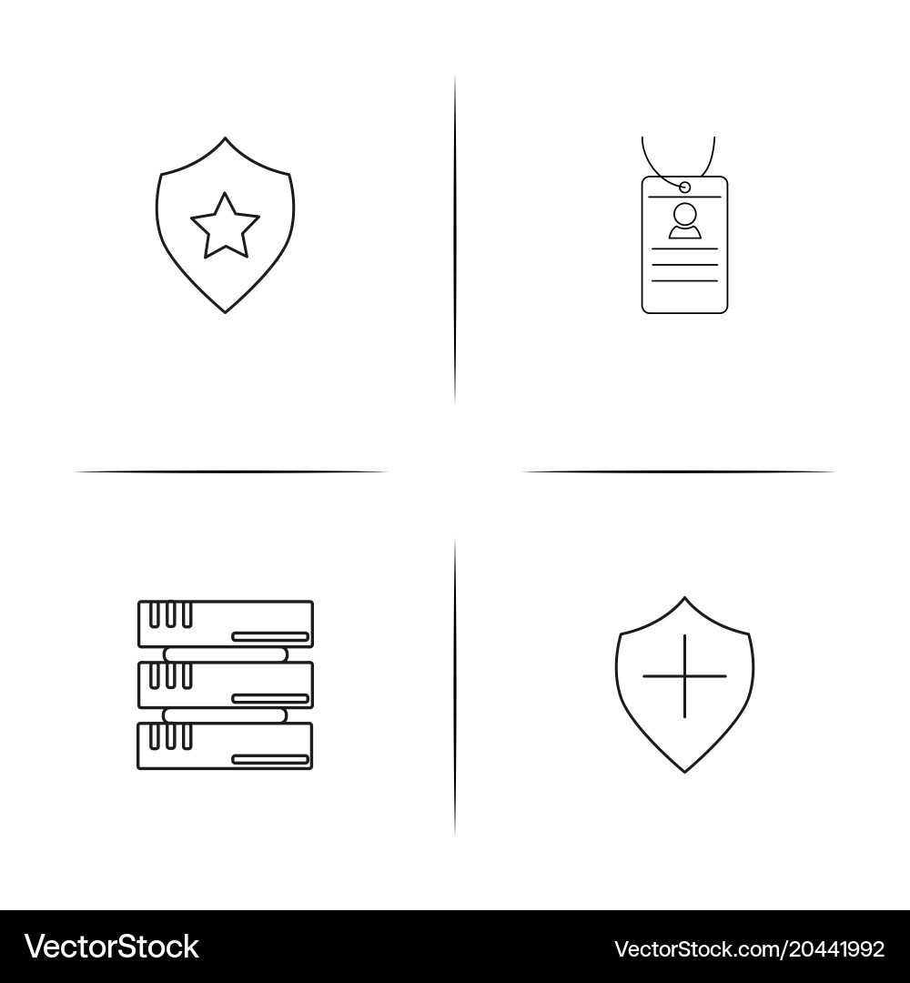 Internet technologies simple linear icon vector image