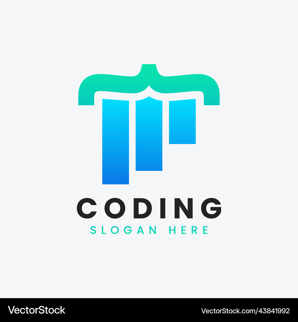 Moderne Computer Programmieren Logo Design Moderne Computer Programmieren Logo Design vektorbild