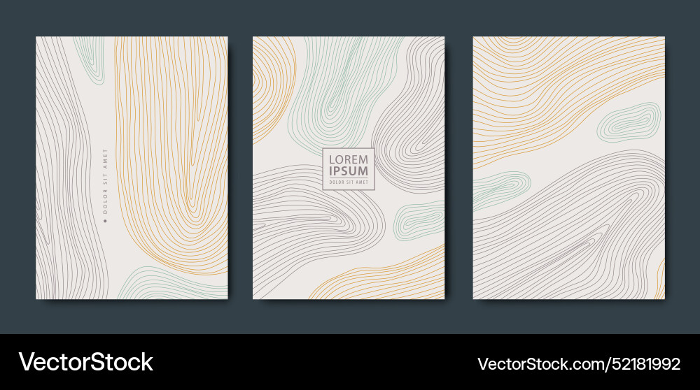 Set of abstract line minimalist patterns Set of abstract line minimalist patterns vector image