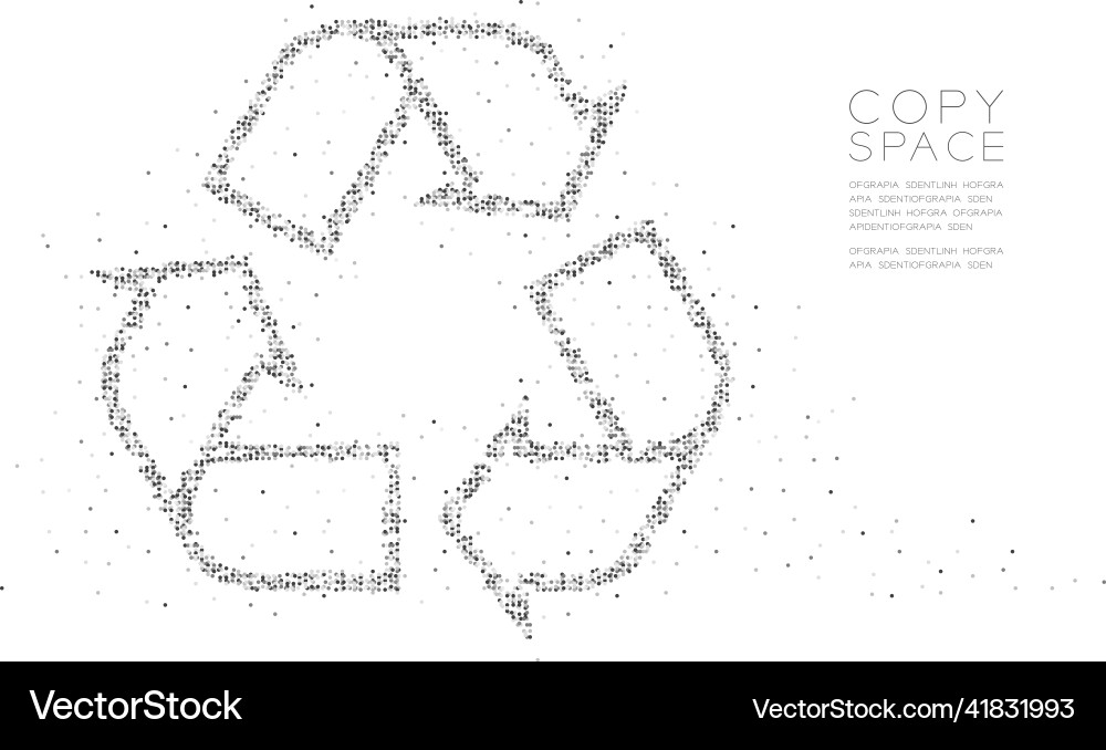 Abstract geometric circle dot pixel pattern Abstract geometric circle dot pixel pattern vector image