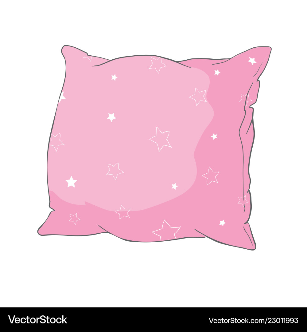 Cartoon dekorative Kissen Hand gezogen Set Cartoon dekorative Kissen Hand gezogen Set vektorbild