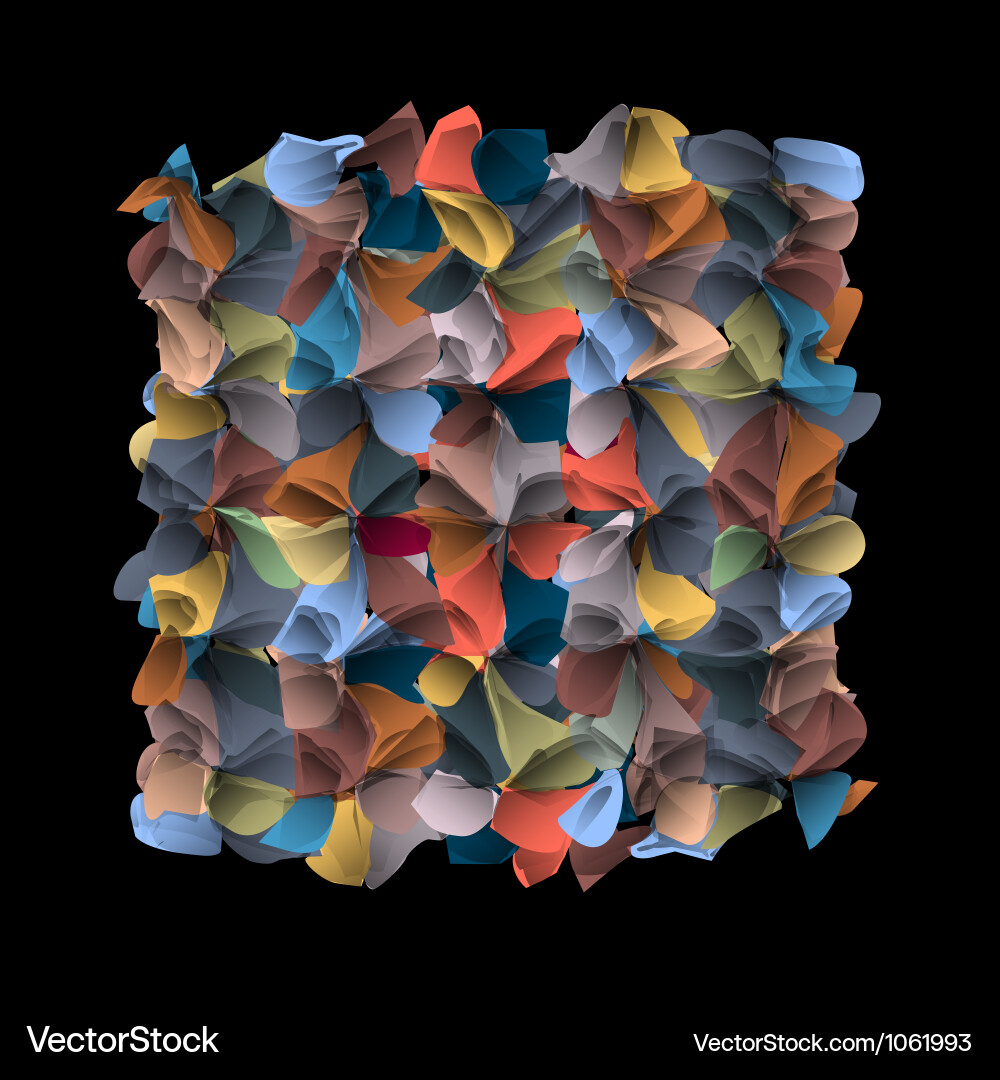 Dynamic Color Geometry vector image