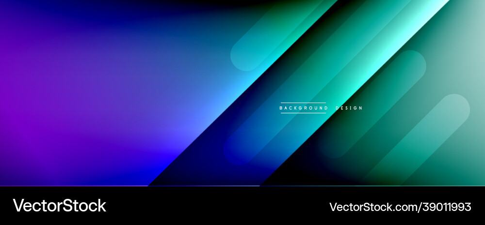 Dynamic lines abstract background 3d shadow Vector Image