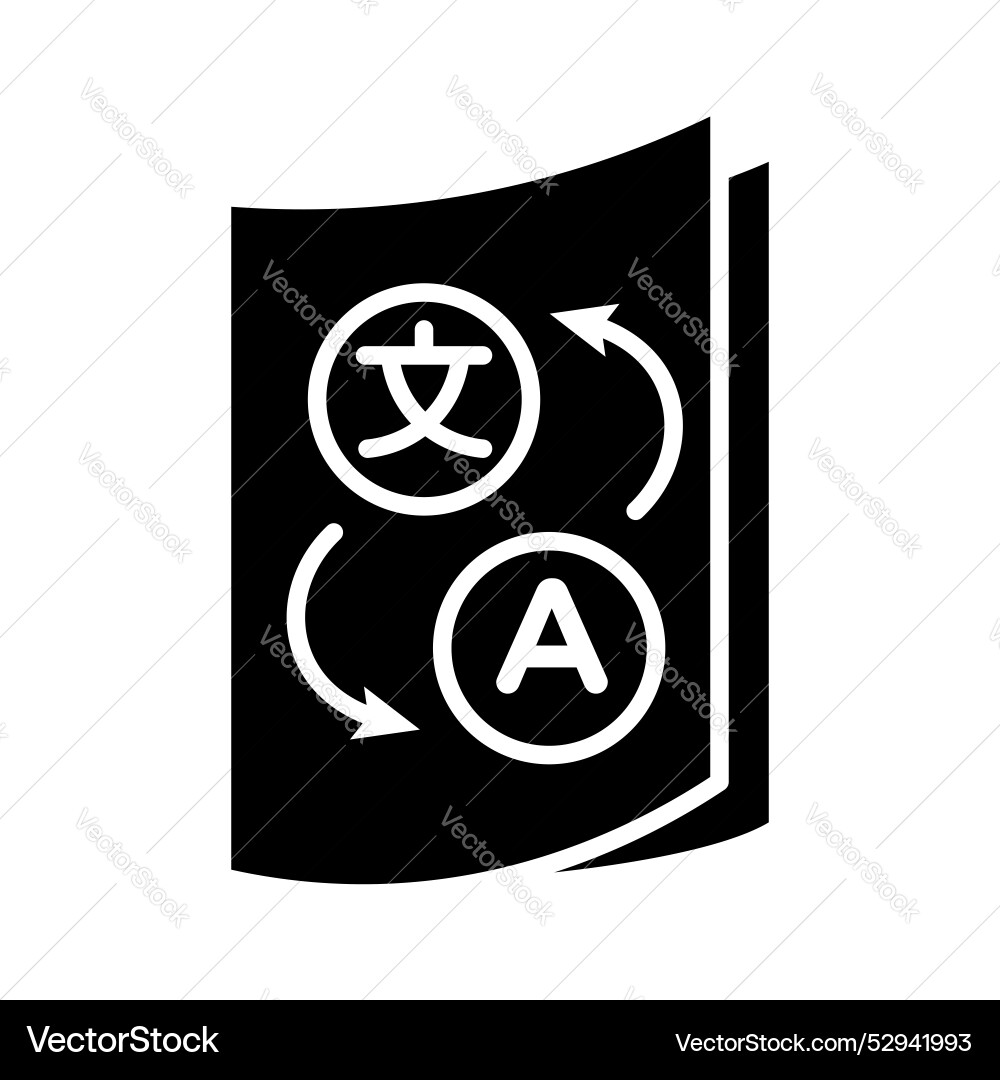 Translation icon set language interpreter symbol Translation icon set language interpreter symbol vector image