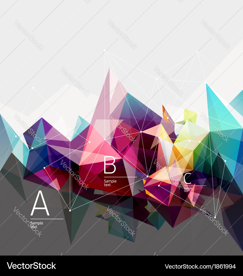 Abstract Geometric Pattern Background Vector Image