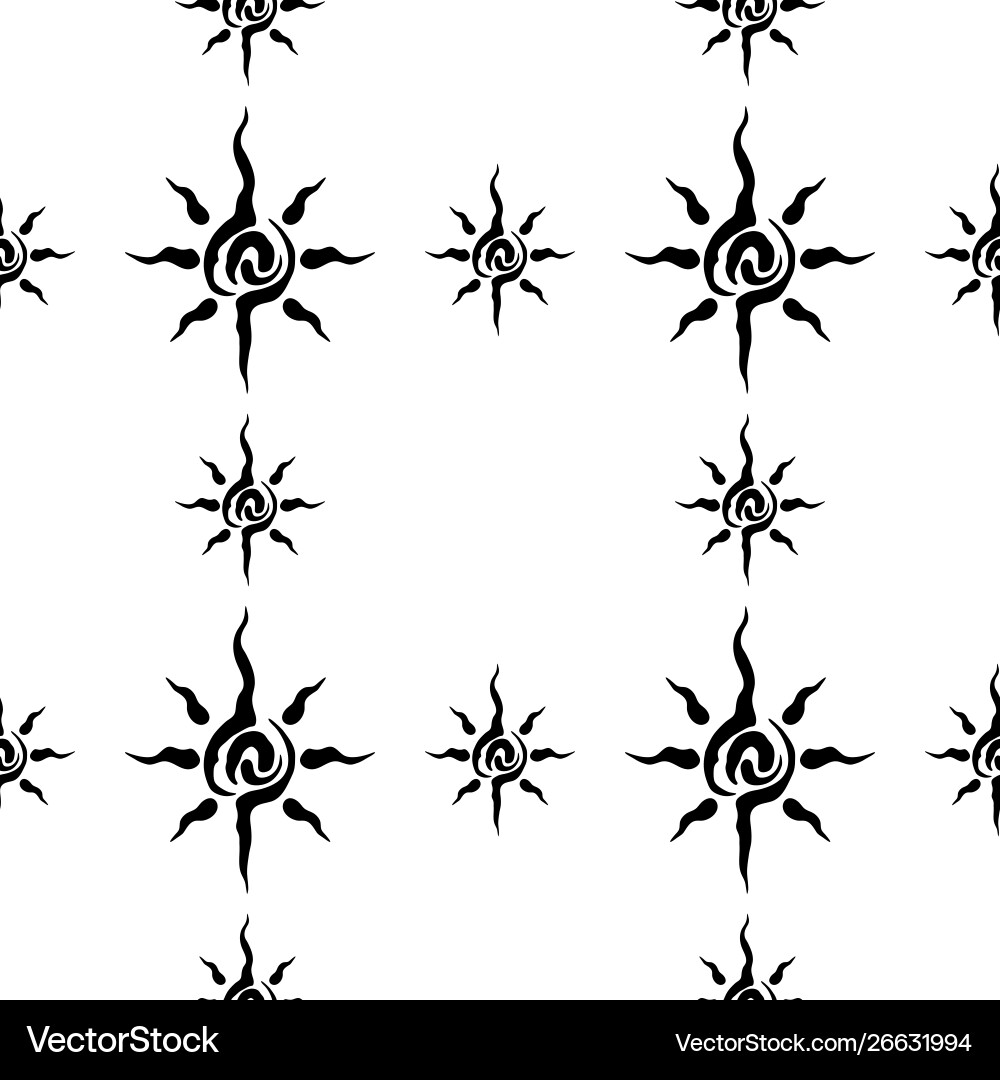 Abstract seamless pattern with space planet Vector Image