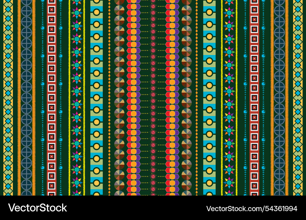 Ikat pattern seamless abstract background for text vector image