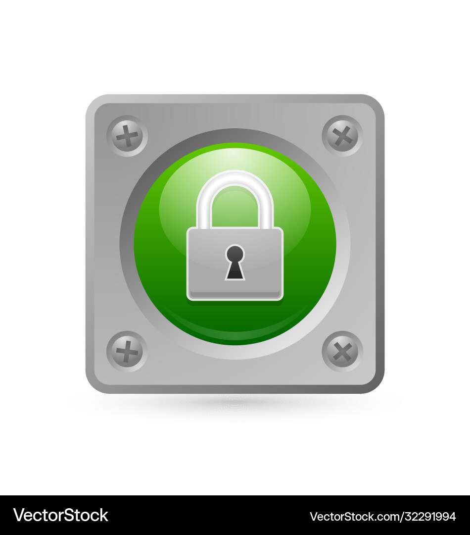 Padlock security icon suitable for custom design Padlock security icon suitable for custom design vector image