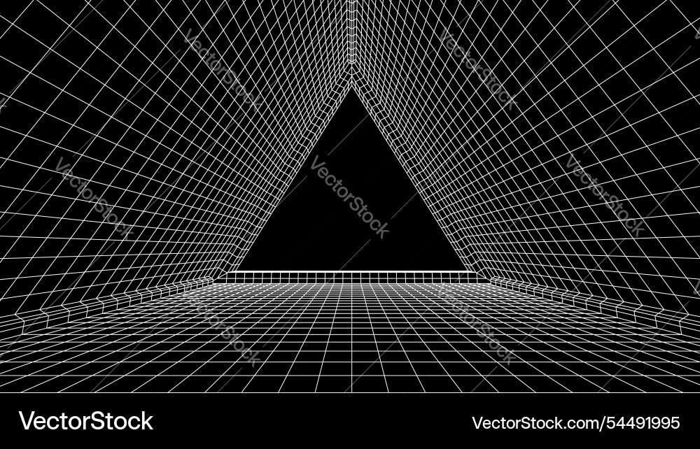 Abstract 80s styled computer background sci-fi Abstract 80s styled computer background sci-fi vector image