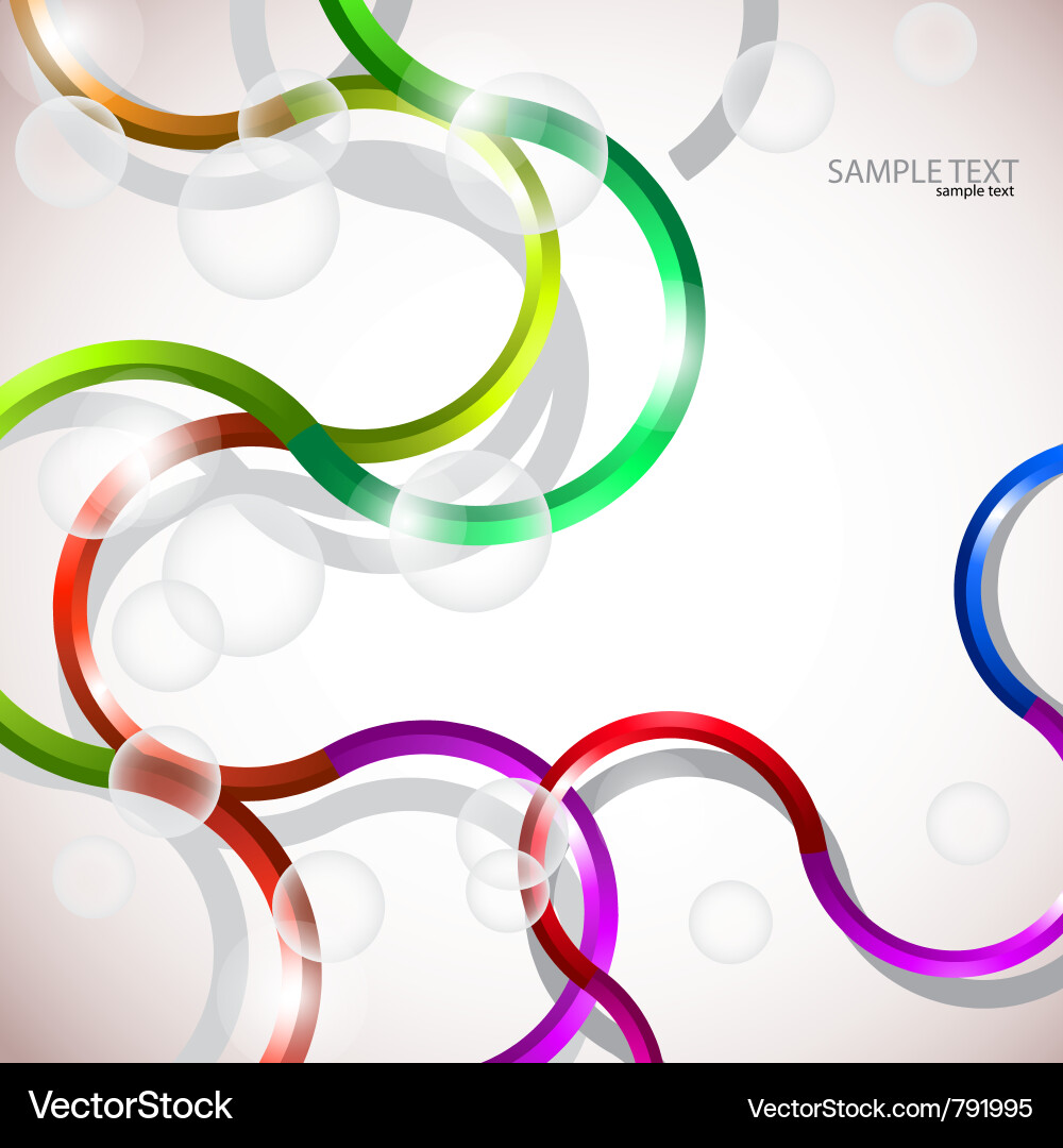 Abstract curves background Vector Image