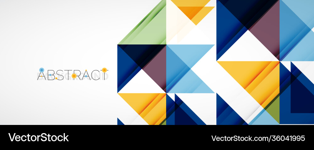 Geometric abstract background techno color Geometric abstract background techno color Vector Image