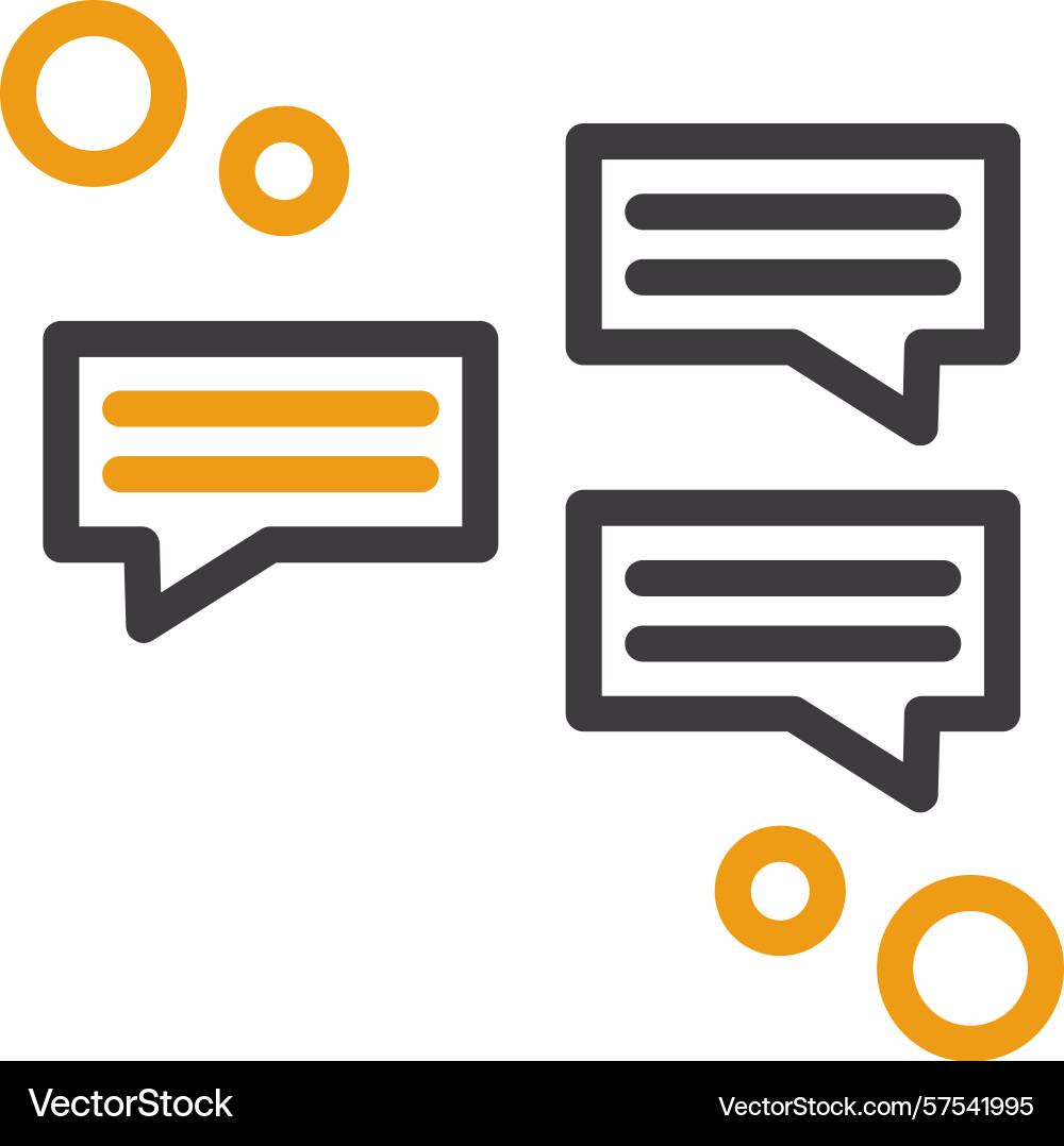 Messaging two color icon Vector Image