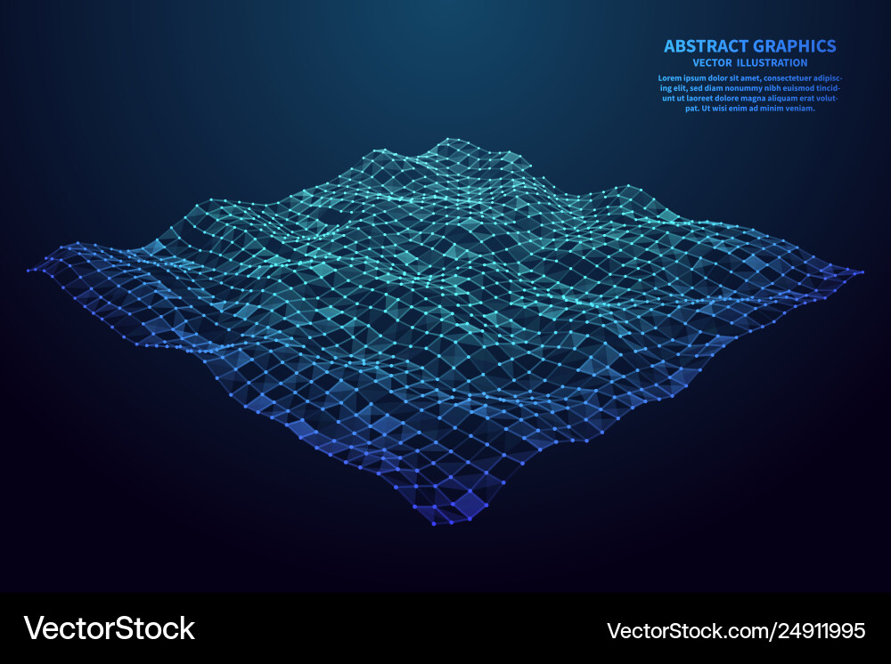 Network connection with points and lines Network connection with points and lines Vector Image