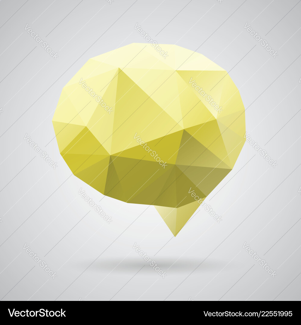 Triangle speech clouds - triangular Triangle speech clouds - triangular vector image