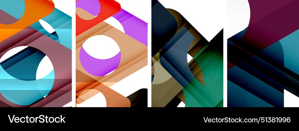 Abstract background set featuring captivating Abstract background set featuring captivating vector image