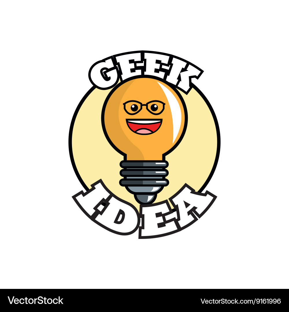 Geek design identity concept Vector Image