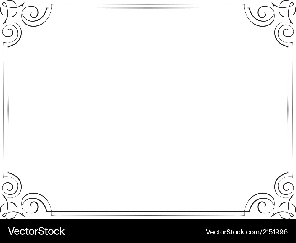 Vintage frame Royalty Free Vector Image - VectorStock