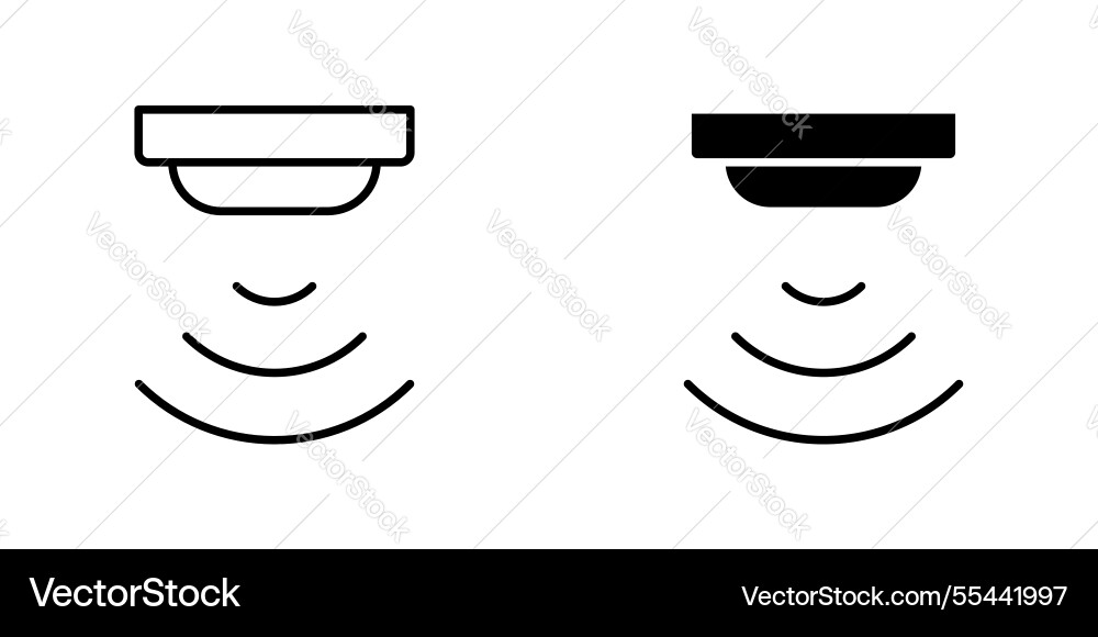 Sensor icon symbol collection on white background Sensor icon symbol collection on white background vector image