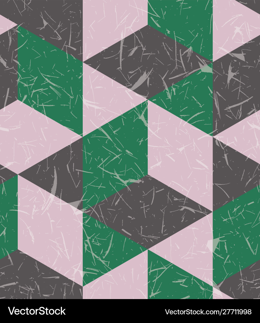 Color block geometry seamless pattern with texture Color block geometry seamless pattern with texture vector image