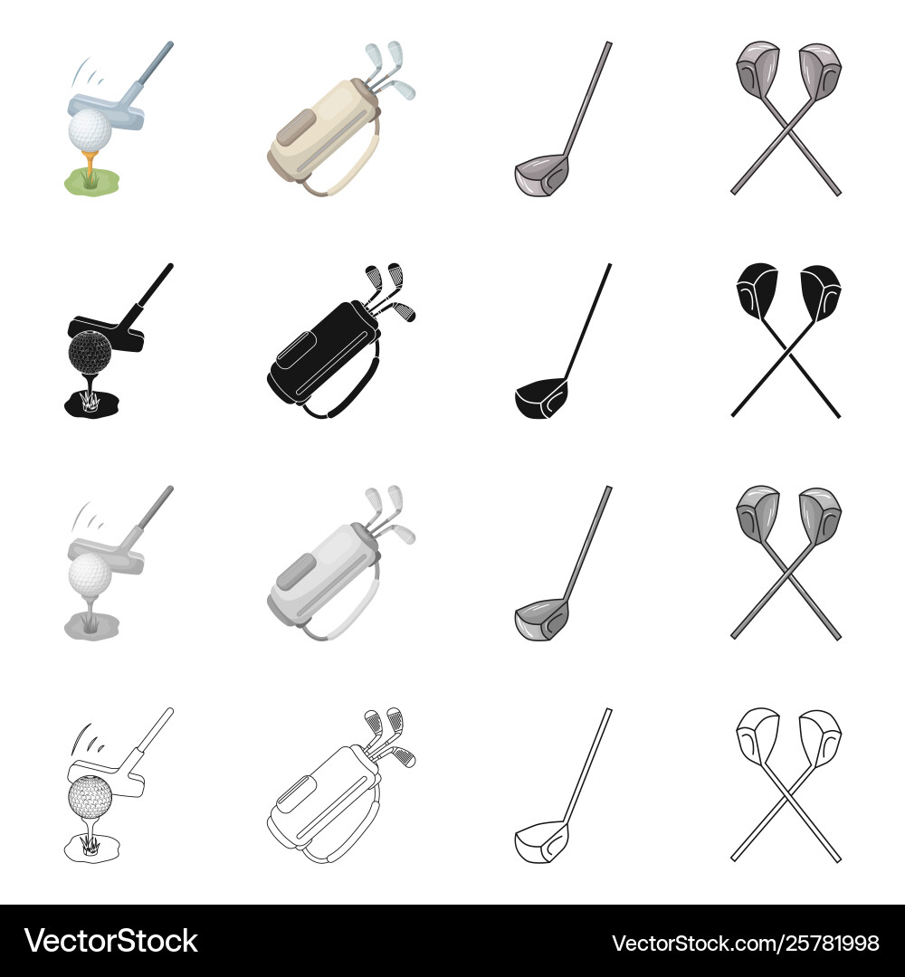 Design and stick symbol collection Vector Image