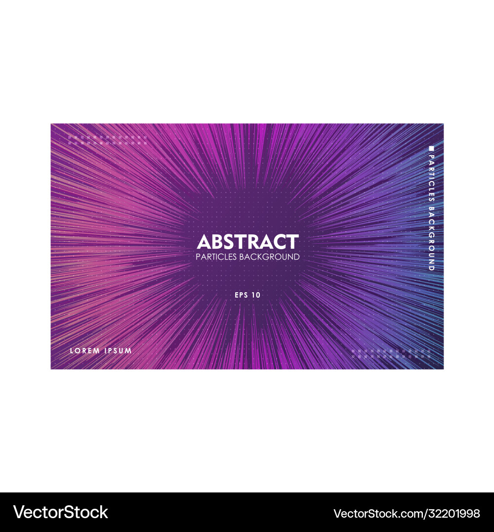 Dynamic abstract color particles background Dynamic abstract color particles background vector image