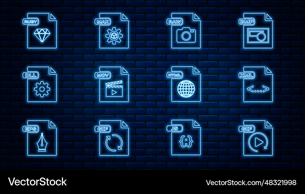 Set line gif file document xml raw mov dll ruby Set line gif file document xml raw mov dll ruby vector image