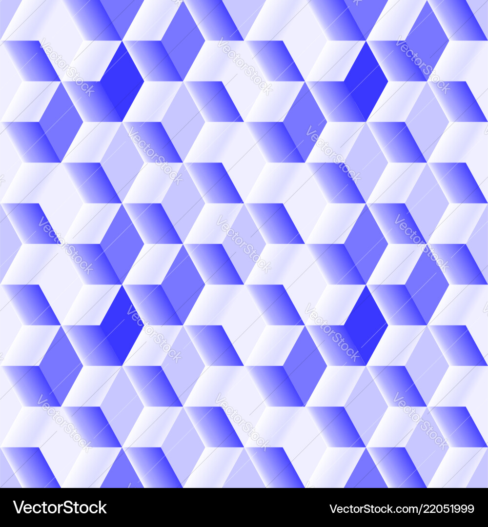 Blue abstract texture background 3d cube Blue abstract texture background 3d cube vector image