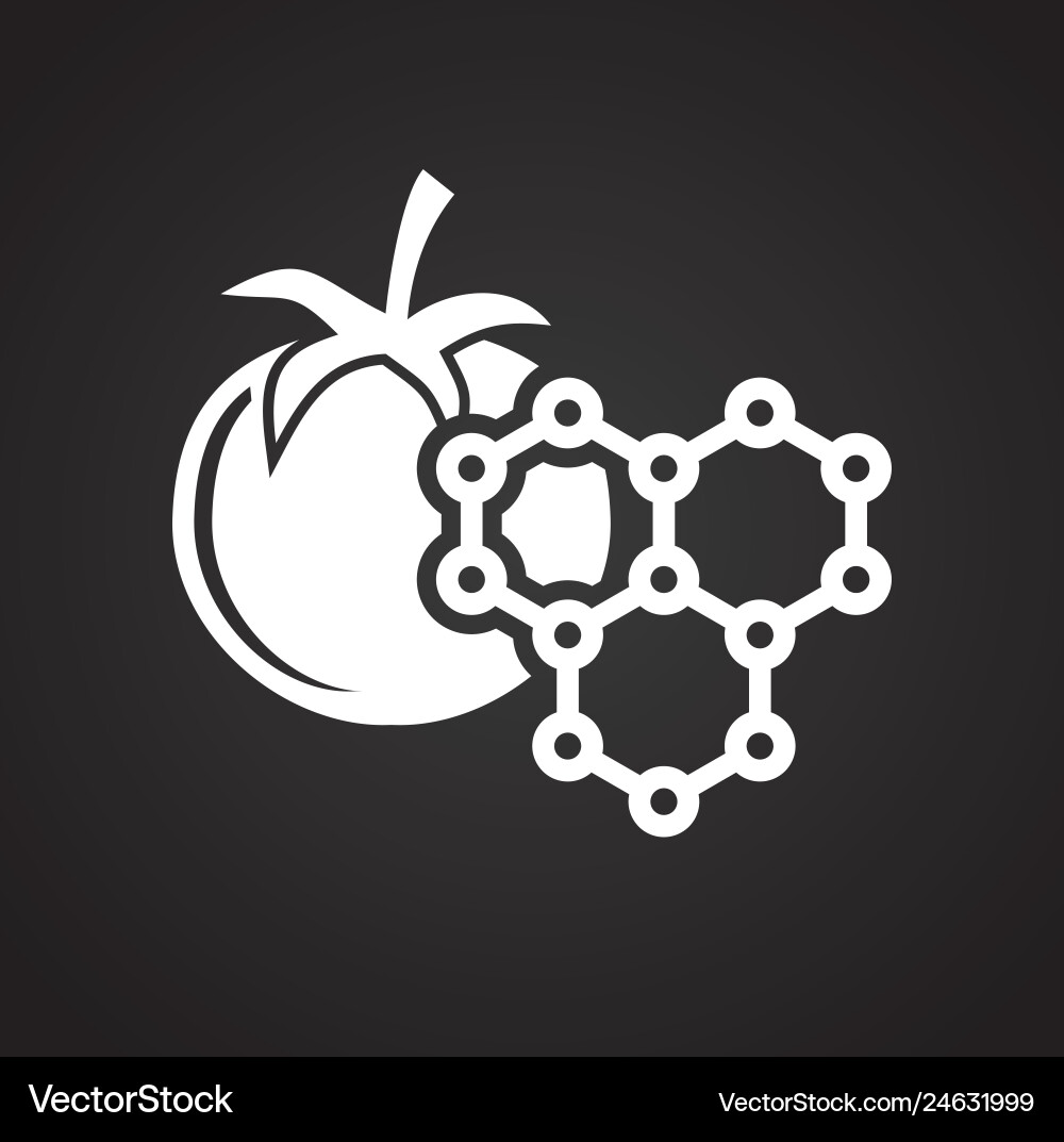 Gmo icon on background for graphic and web design Gmo icon on background for graphic and web design vector image