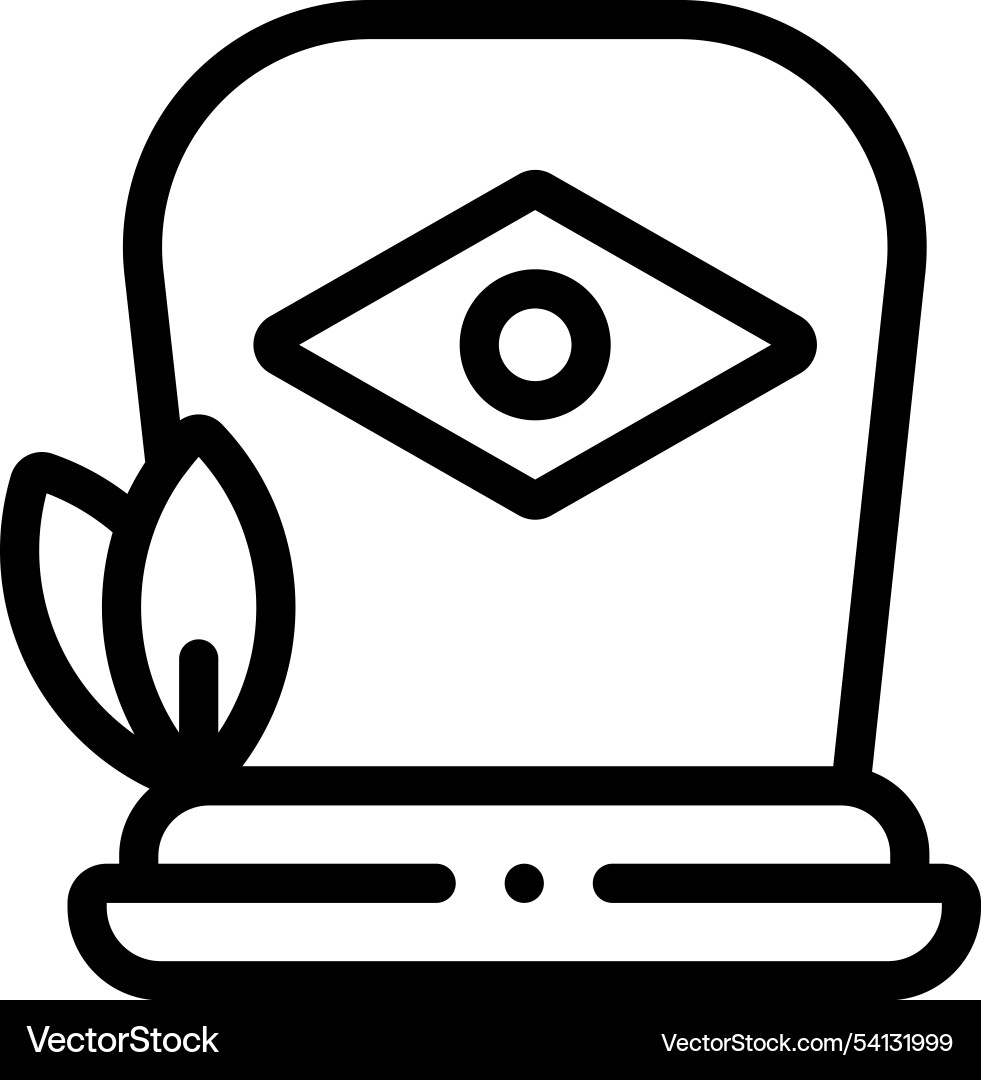 Hatchback icon thin linear style design isolated Hatchback icon thin linear style design isolated Vector Image