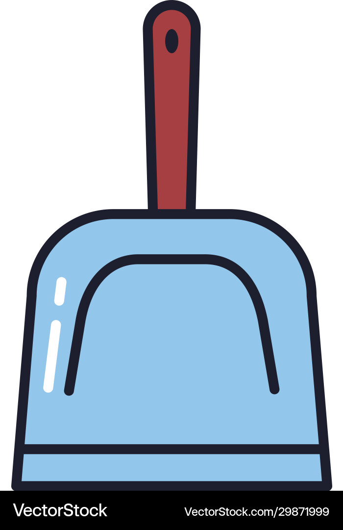 Picker line and fill style icon design vector image