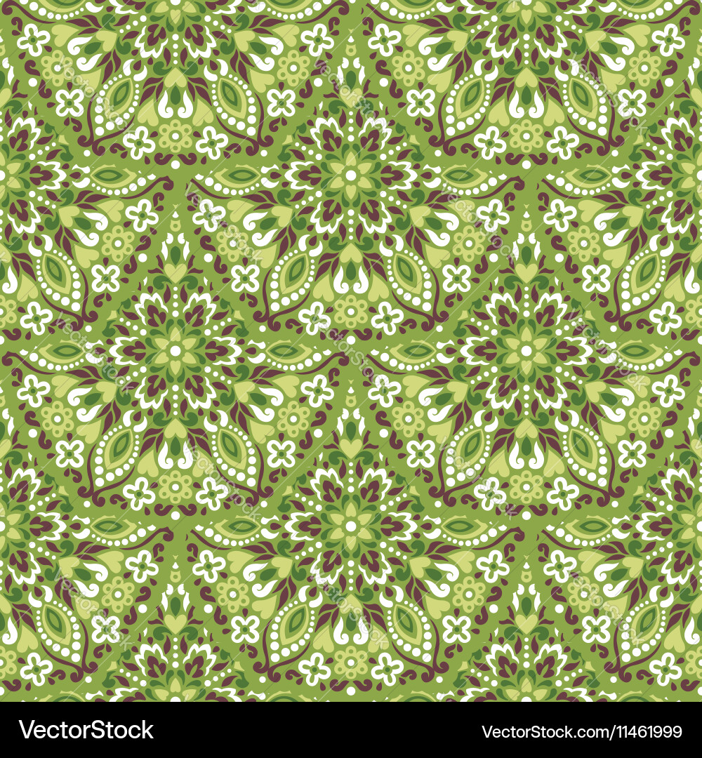 Seamless background with abstract ethnic pattern vector image