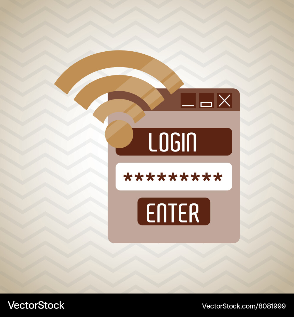 Security system design vector image