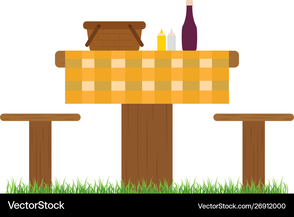 Abstract picnic object Vector Image
