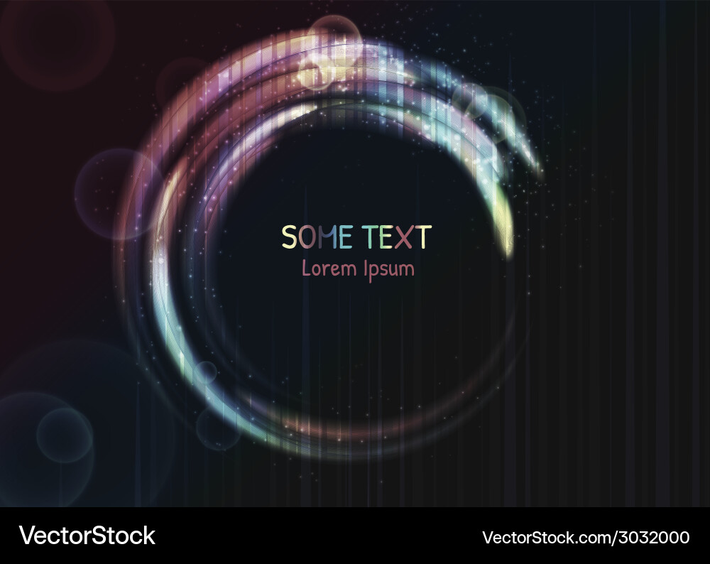 Rainbow abstract element Vector Image