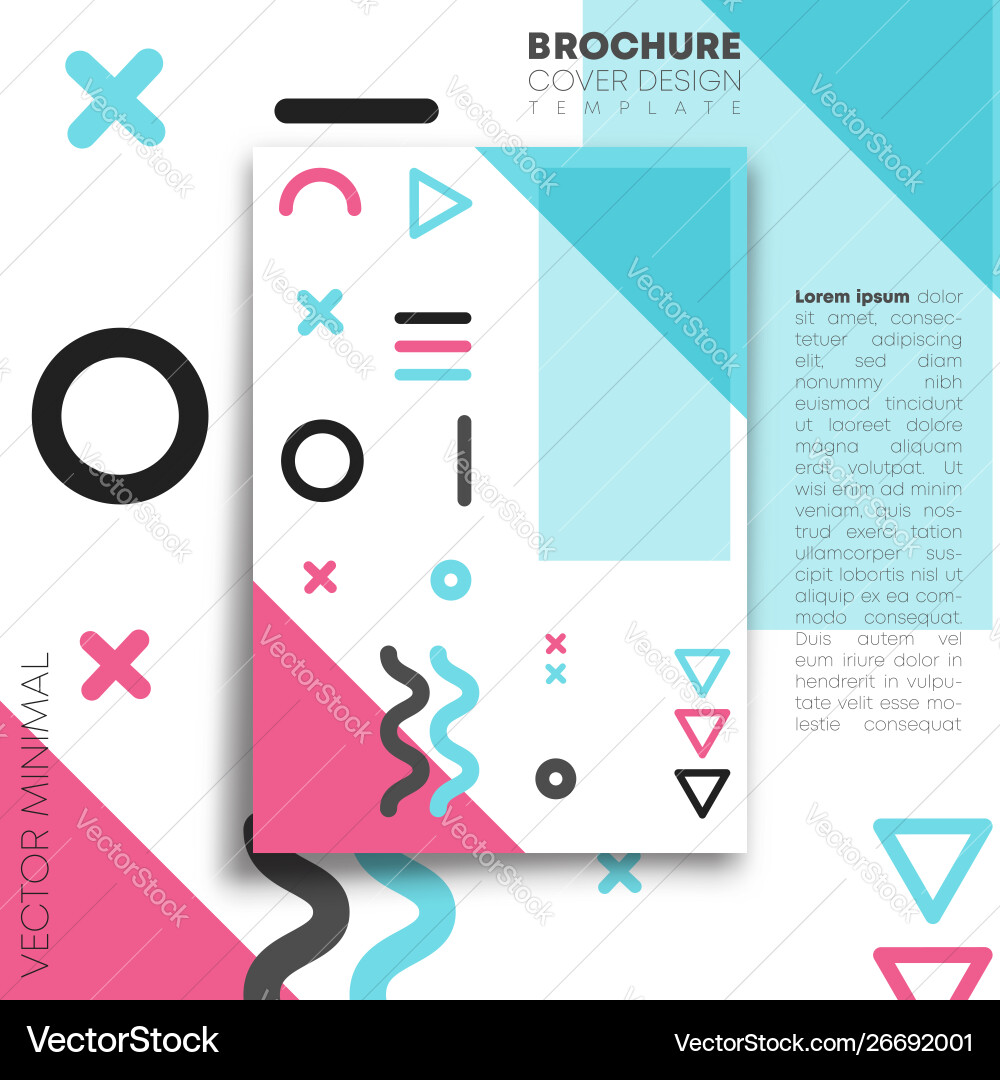 Abstract background with memphis minimal design Abstract background with memphis minimal design vector image