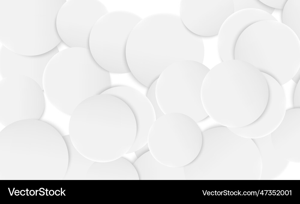 Abstract white circle overlapping layer Abstract white circle overlapping layer vector image