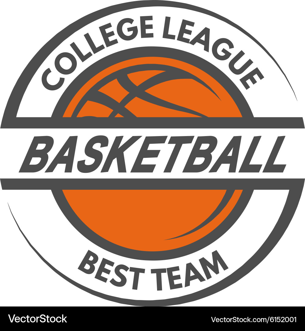 Basketball Badge Template vector image