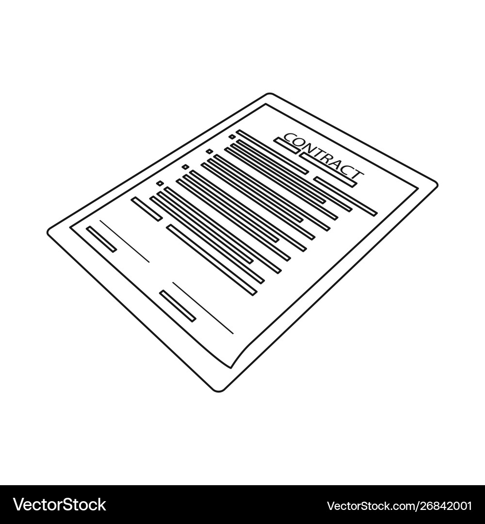 Isolated object blank and contents sign set vector image