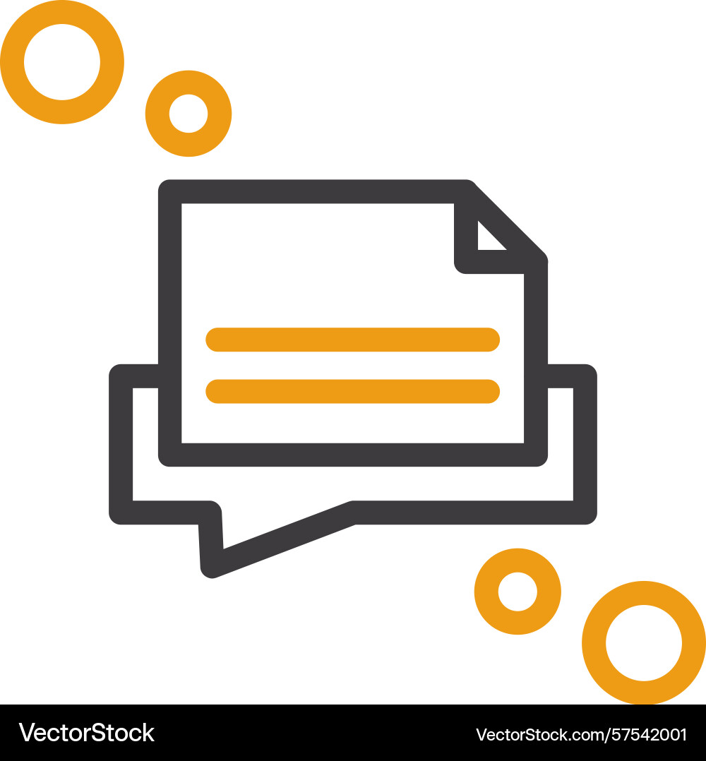 Message draft two color icon Vector Image