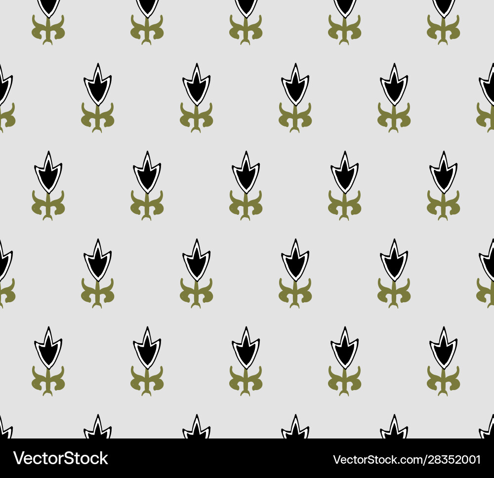 Simple design pattern tiny elements flower Simple design pattern tiny elements flower vector image