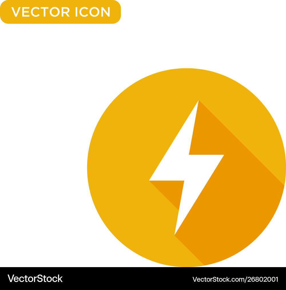 Thunderbolt Lightning Icon Design Thunderbolt Lightning Icon Design vektorbild