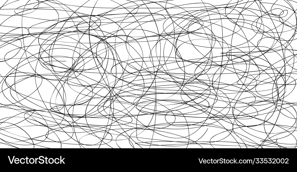 Abstract texture chaotic lines intricate vector image