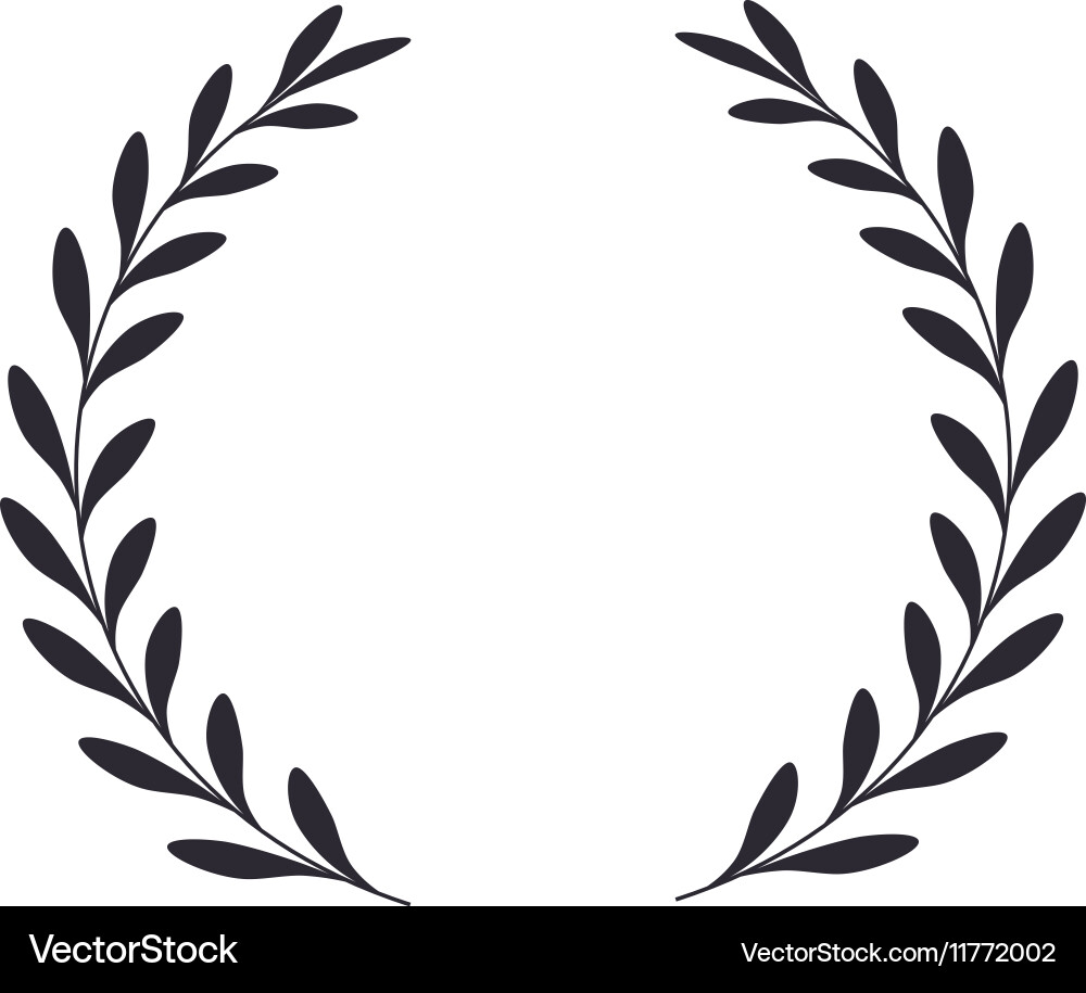 Laurel Wreath Icon Royalty Free Vector Image - VectorStock