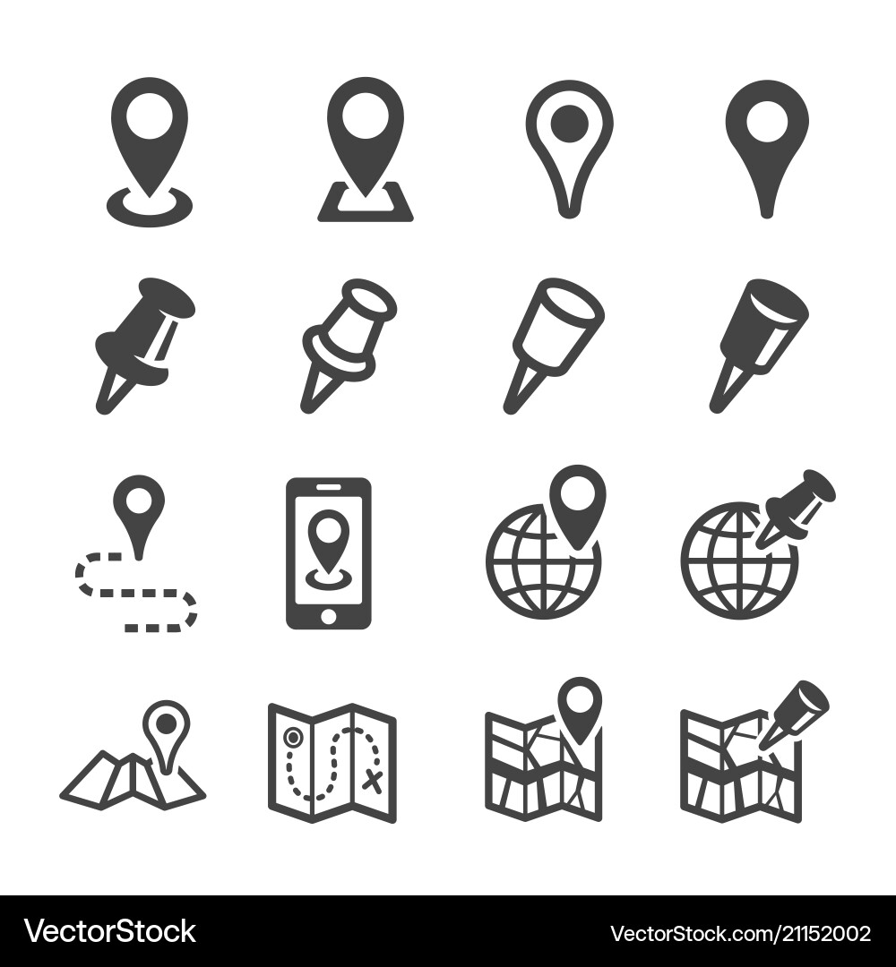 Location icon vector image